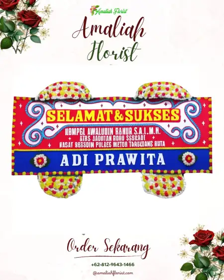 Papan Bunga Ucapan Selamat Sewurejo